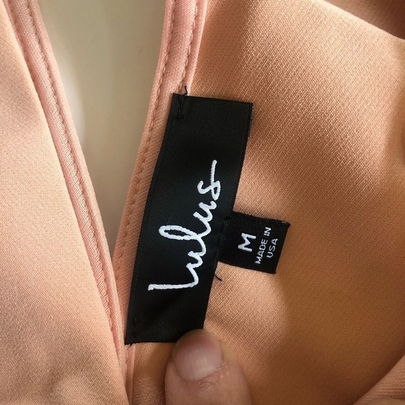 Lulus Simply Joyous Blush Sleeveless Peplum Top Size M - Picture 9 of 16